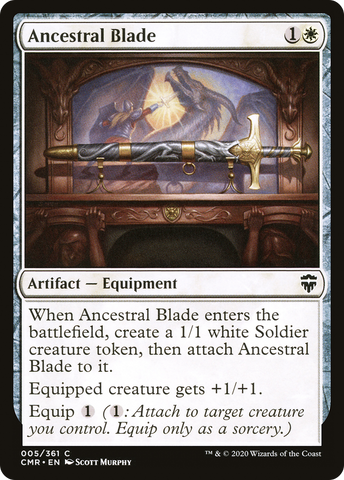 {C} Ancestral Blade [Commander Legends][CMR 005]