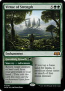 {@R} Virtue of Strength // Garenbrig Growth [Wilds of Eldraine][WOE 197]