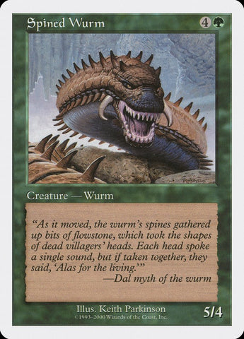 {C} Spined Wurm [Media Promos][PA MEI 011]