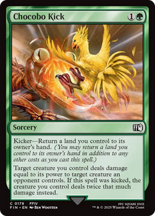 {@C} Chocobo Kick [FINAL FANTASY][FIN 178]