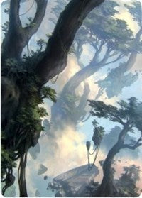 {A} Forest 1 Art Card [Zendikar Rising Art Series][AZNR 019]
