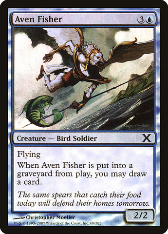 {C} Aven Fisher (Premium Foil) [Tenth Edition][FP 10E 068]