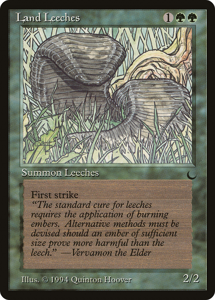 {C} Land Leeches [The Dark][DRK 079]