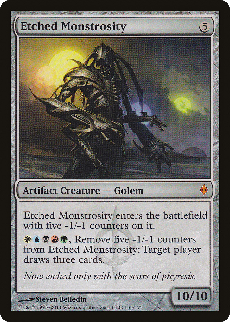 {R} Etched Monstrosity [New Phyrexia][NPH 135]