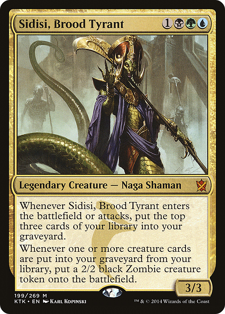 {R} Sidisi, Brood Tyrant [Khans of Tarkir][KTK 199] - Misty Mountain Games