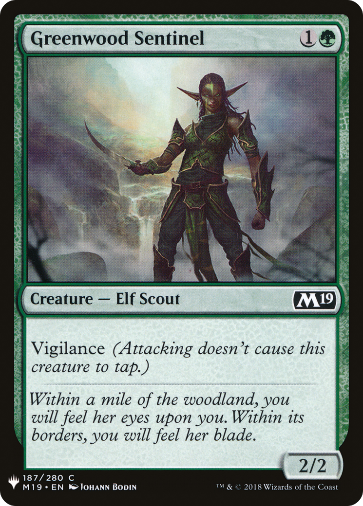 {C} Greenwood Sentinel [Mystery Booster][LS M19 187]