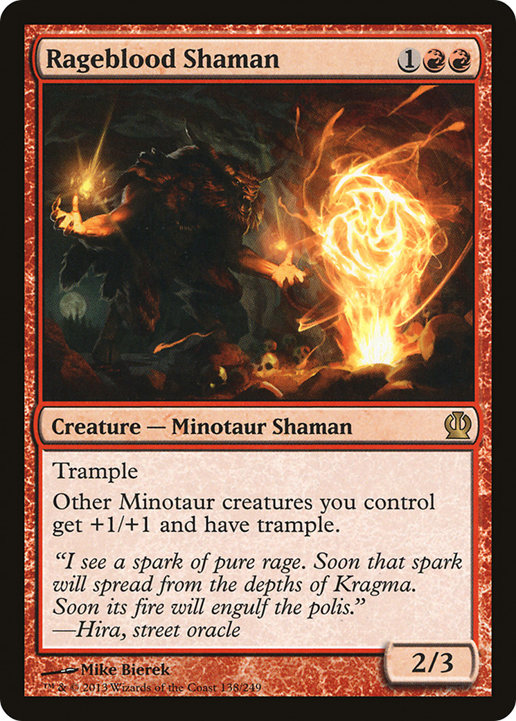 {R} Rageblood Shaman [Theros][THS 138]