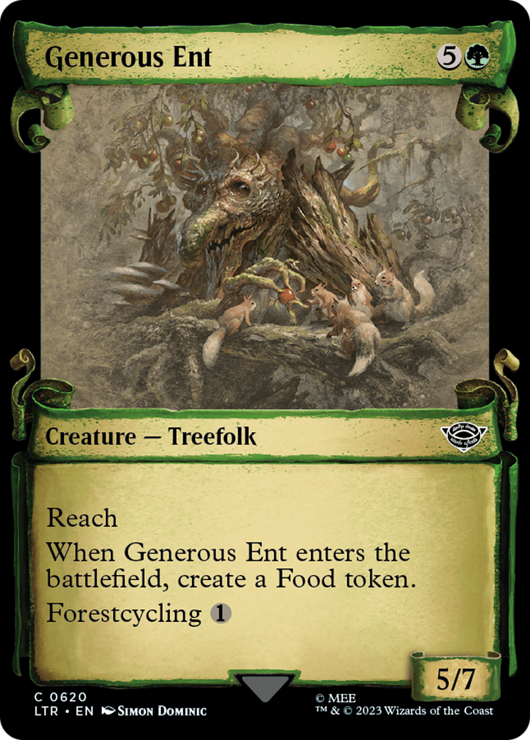 {C} Generous Ent [The Lord of the Rings: Tales of Middle-Earth Showcase Scrolls][LTR 620]
