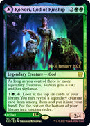 {R} Kolvori, God of Kinship // The Ringhart Crest [Kaldheim Prerelease Promos][PR KHM 181]