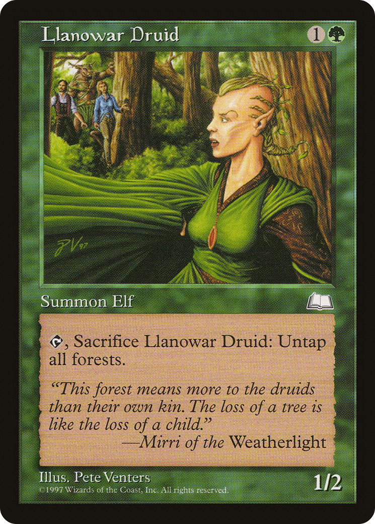 {C} Llanowar Druid [Weatherlight][WTH 133]
