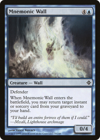 {C} Mnemonic Wall [Rise of the Eldrazi][ROE 078]