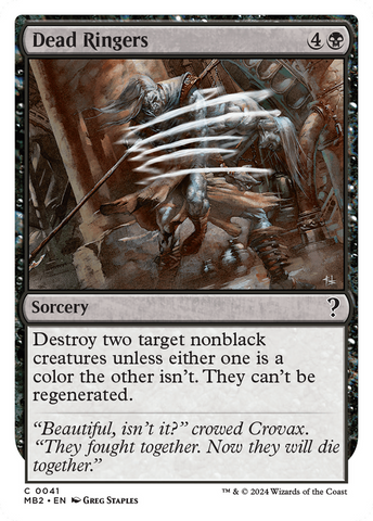 {C} Dead Ringers (White Border) [Mystery Booster 2][MB2 041]