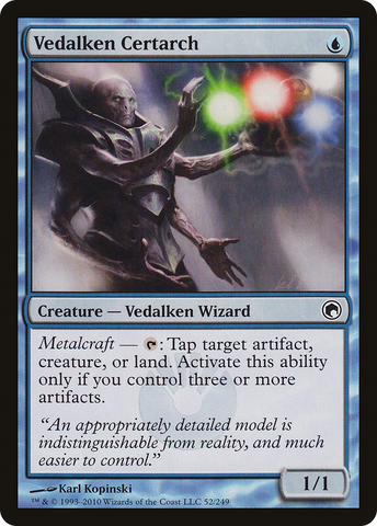 {C} Vedalken Certarch [Scars of Mirrodin][SOM 052]