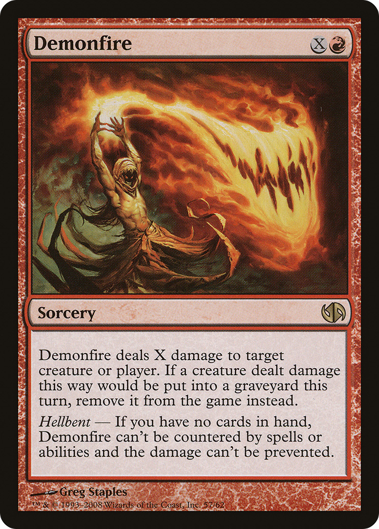 {R} Demonfire [Duel Decks: Jace vs. Chandra][DDB 057]