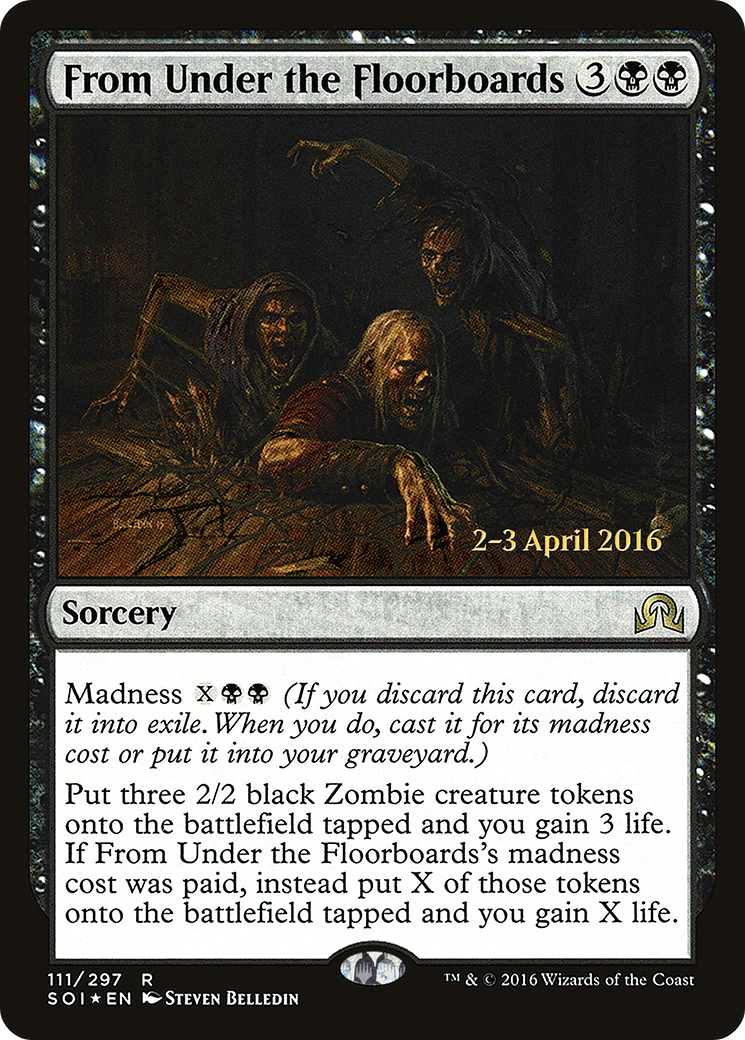 {R} From Under the Floorboards [Shadows over Innistrad Prerelease Promos][PR SOI 111]
