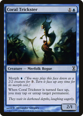 {C} Coral Trickster [Time Spiral][TSP 054]