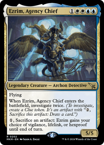 {R} Ezrim, Agency Chief (Promo Pack) [Murders at Karlov Manor Promos][PP MKM 202]
