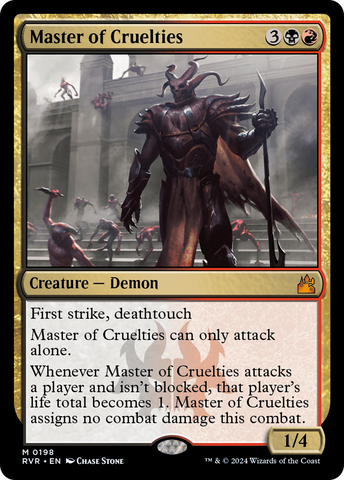 {R} Master of Cruelties [Ravnica Remastered][RVR 198]