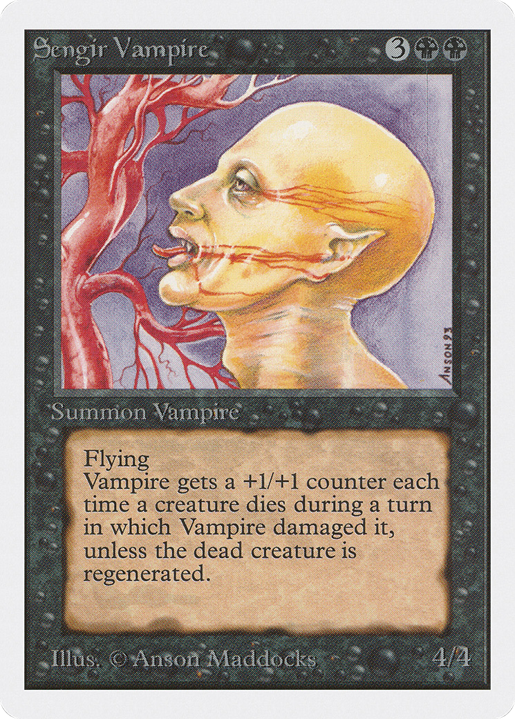 {C} Sengir Vampire [Unlimited Edition][2ED 128]
