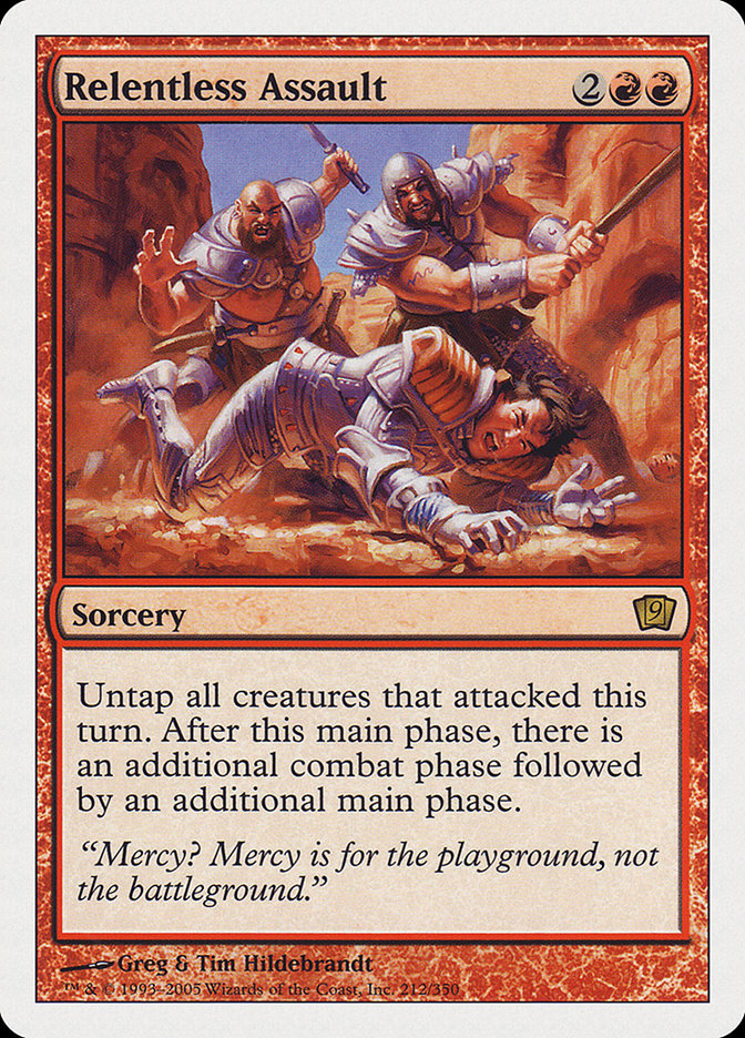 {R} Relentless Assault [Ninth Edition][9ED 212]