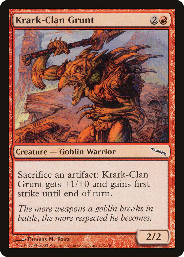 {C} Krark-Clan Grunt [Mirrodin][MRD 097]