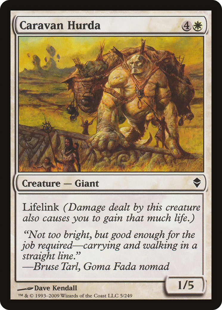 {C} Caravan Hurda [Zendikar][ZEN 005]