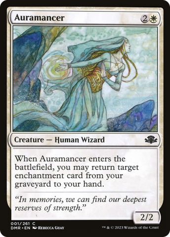 {C} Auramancer [Dominaria Remastered][DMR 001]