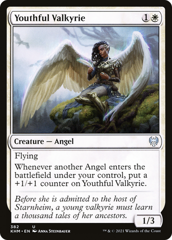 {C} Youthful Valkyrie [Kaldheim][KHM 382]