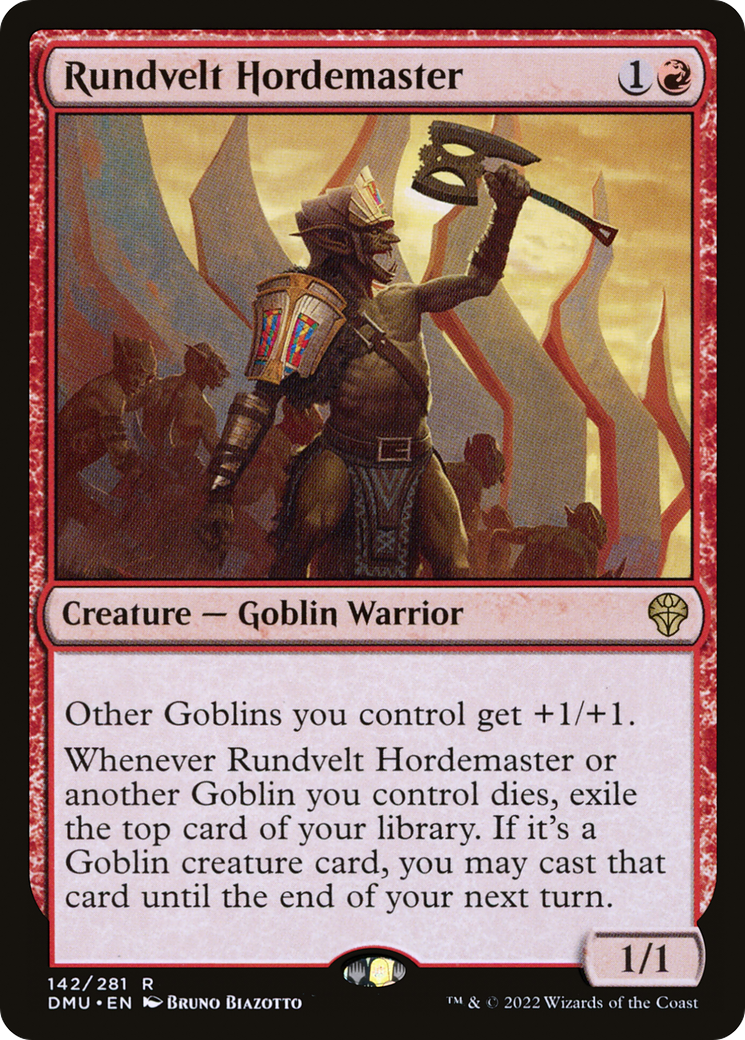 {R} Rundvelt Hordemaster [Dominaria United][DMU 142] - Misty Mountain Games