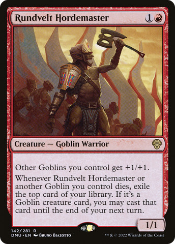 {R} Rundvelt Hordemaster [Dominaria United][DMU 142]