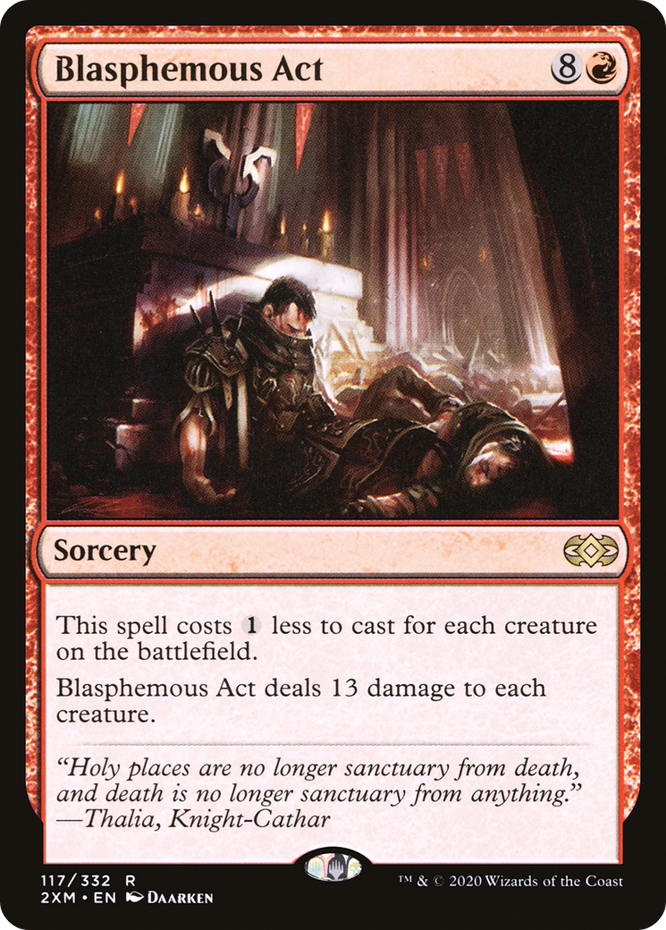 {R} Blasphemous Act [Double Masters][2XM 117]