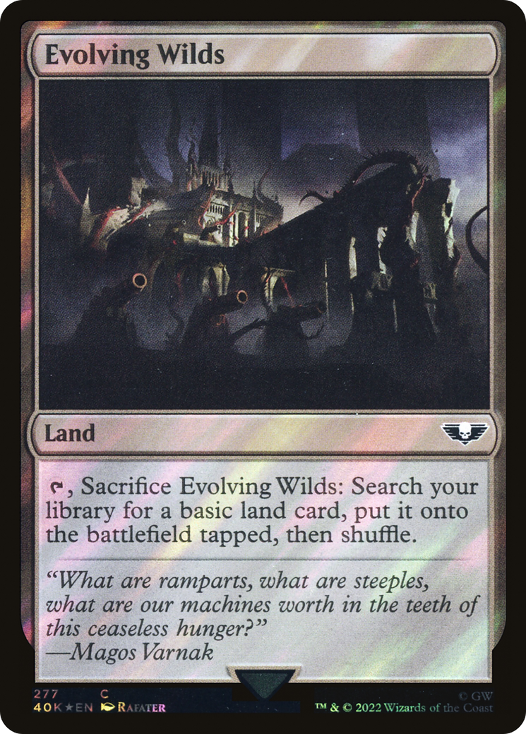 {C} Evolving Wilds (Surge Foil) [Universes Beyond: Warhammer 40,000][SF 40K 277]