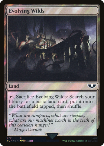 {C} Evolving Wilds (Surge Foil) [Universes Beyond: Warhammer 40,000][SF 40K 277]