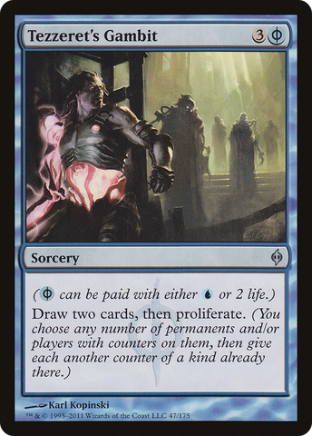 {C} Tezzeret's Gambit [New Phyrexia][NPH 047]