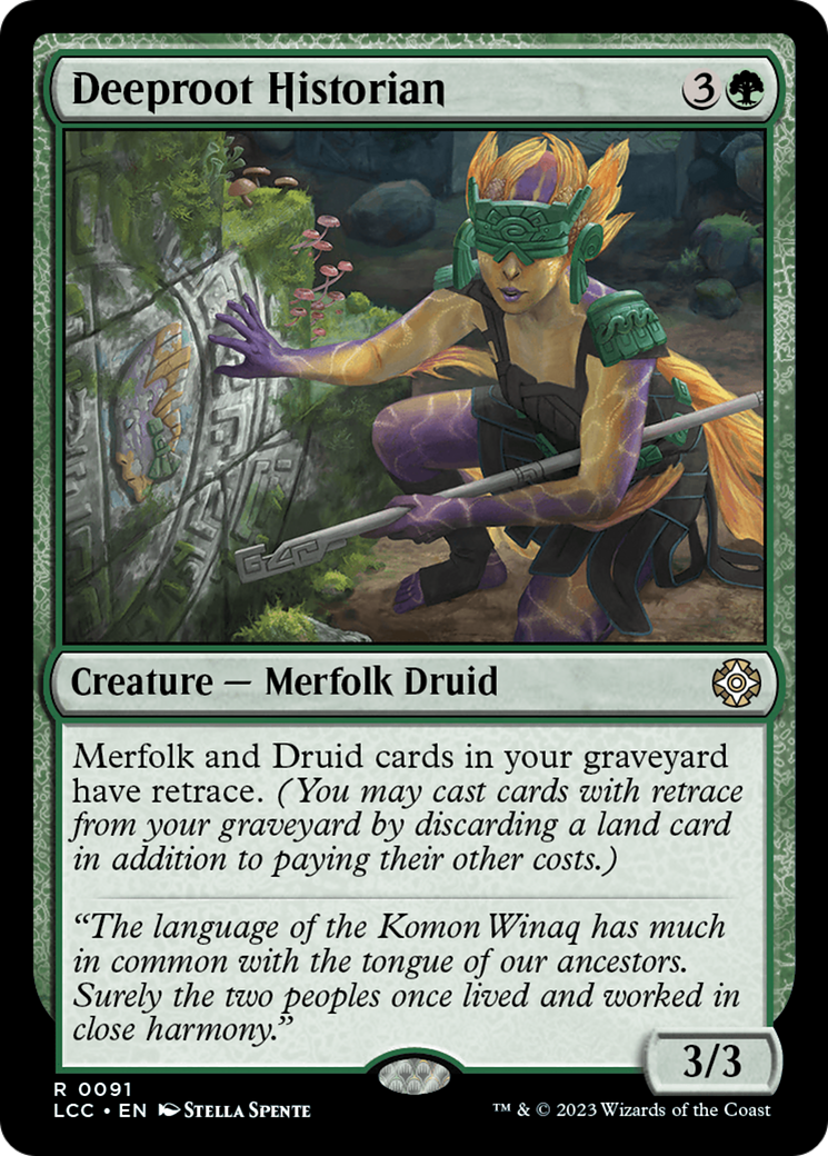{R} Deeproot Historian [The Lost Caverns of Ixalan Commander][LCC 091]