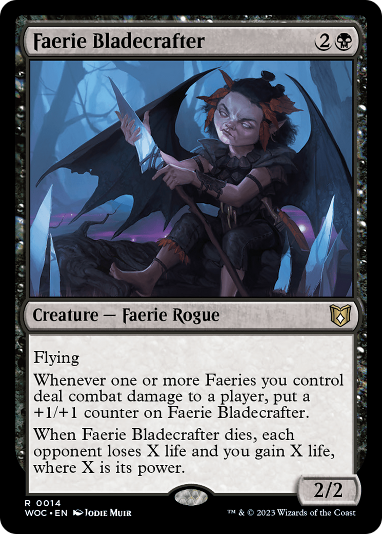 {R} Faerie Bladecrafter [Wilds of Eldraine Commander][WOC 014]