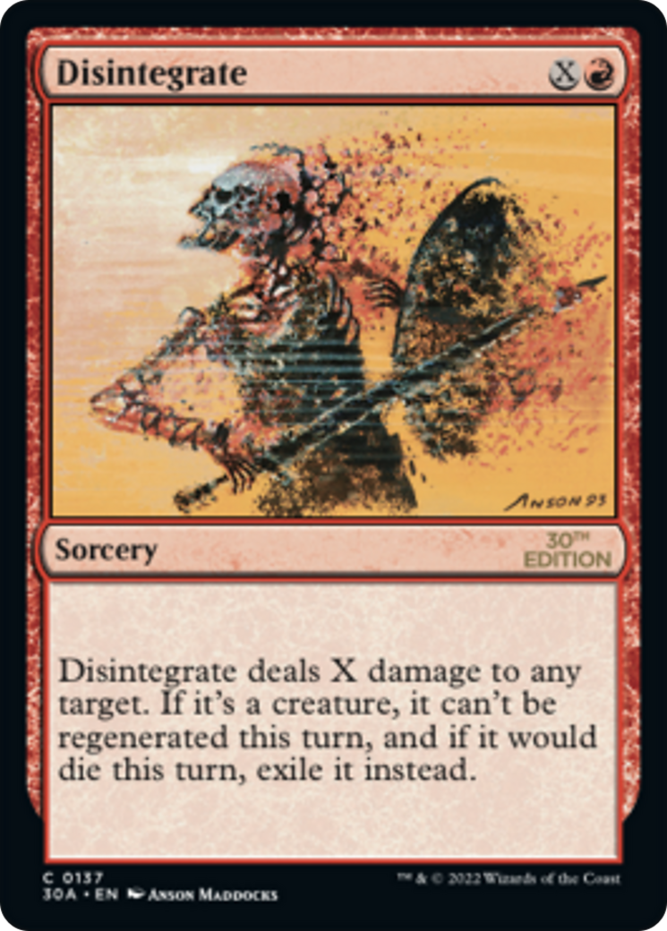 {C} Disintegrate [30th Anniversary Edition][30A 137]