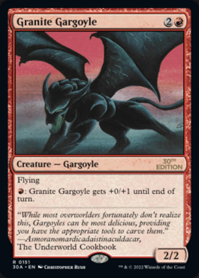 {R} Granite Gargoyle [30th Anniversary Edition][30A 151]