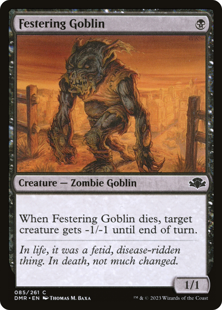 {C} Festering Goblin [Dominaria Remastered][DMR 085]