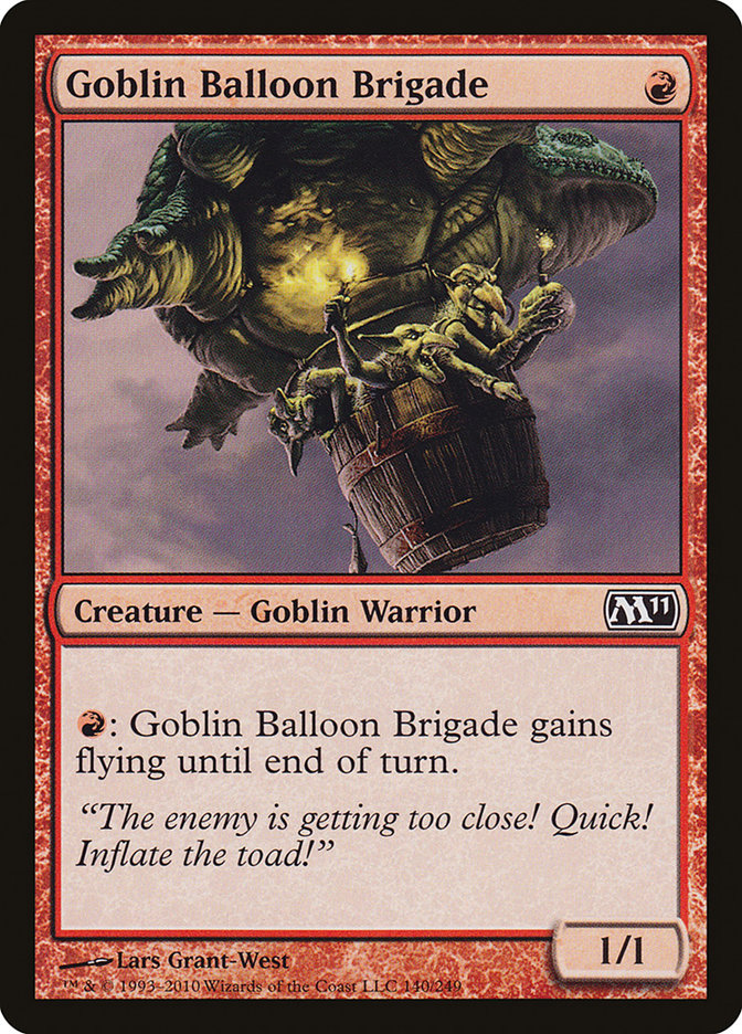 {C} Goblin Balloon Brigade [Magic 2011][M11 140]