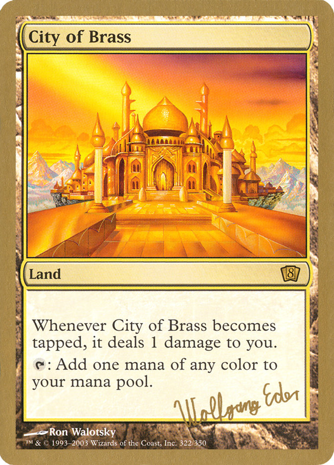{R} City of Brass (Wolfgang Eder) [World Championship Decks 2003][GB WC03 WE322]