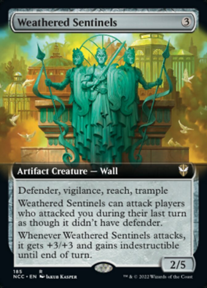 {R} Weathered Sentinels (Extended Art) [Streets of New Capenna Commander][NCC 185]