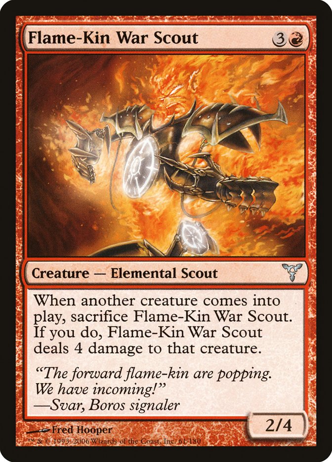 {C} Flame-Kin War Scout [Dissension][DIS 061]