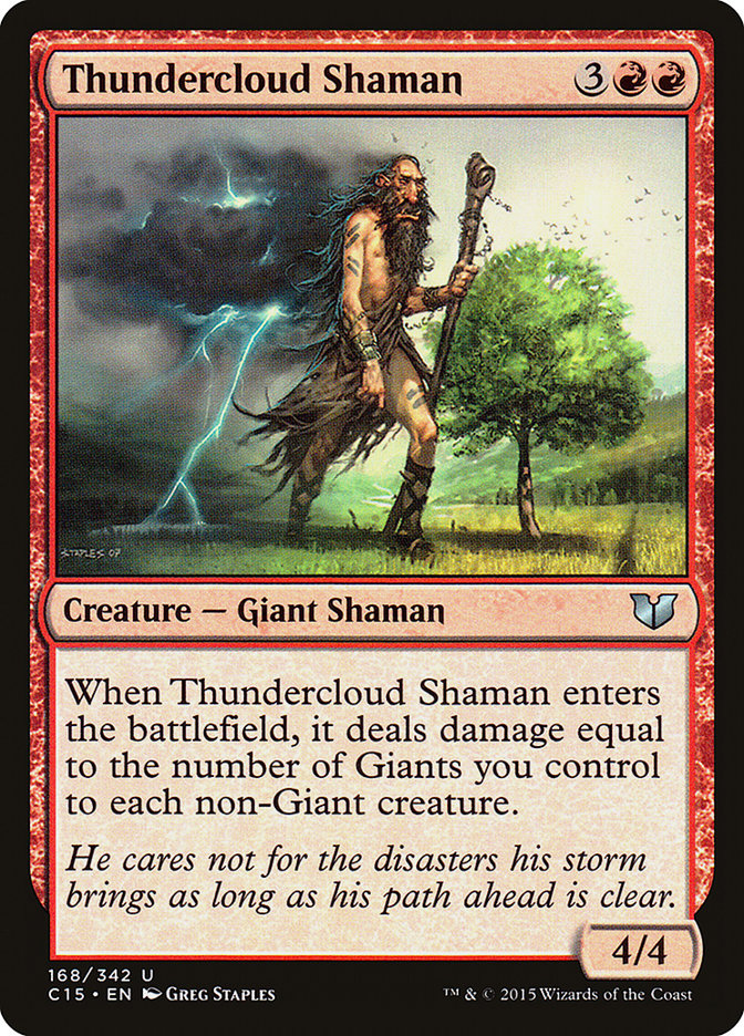 {C} Thundercloud Shaman [Commander 2015][C15 168]
