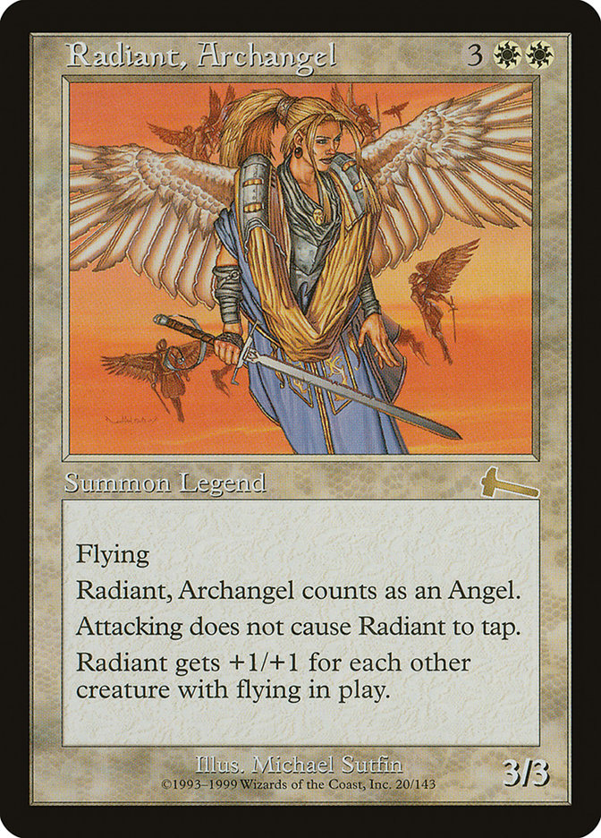 {R} Radiant, Archangel [Urza's Legacy][ULG 020]