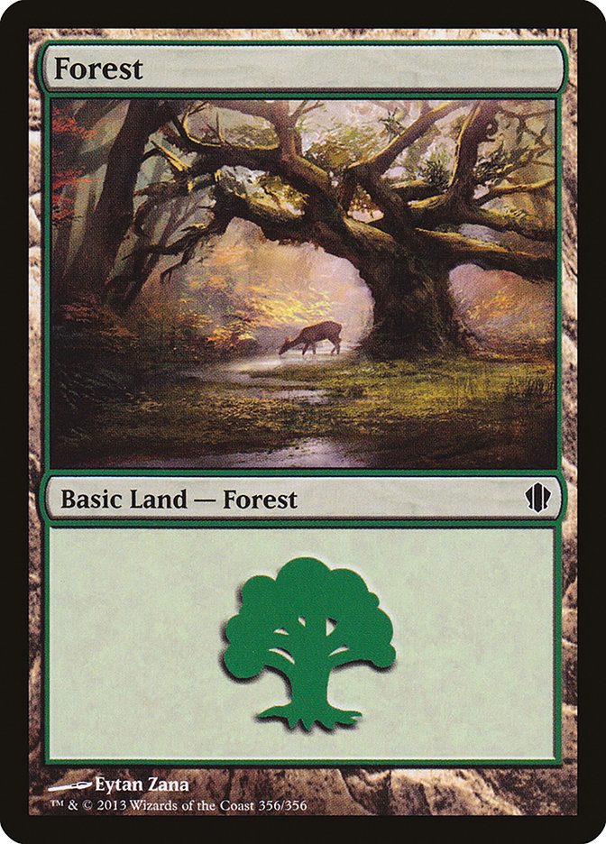 {B}[C13 356] Forest (356) [Commander 2013]