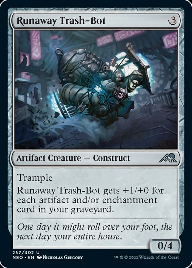 {@C} Runaway Trash-Bot [Kamigawa: Neon Dynasty][NEO 257]