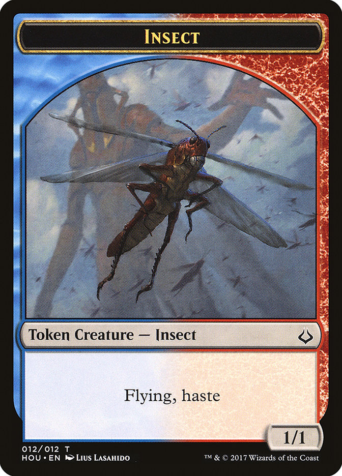 {T} Dreamstealer // Insect Double-sided Token [Hour of Devastation Tokens][THOU 003]