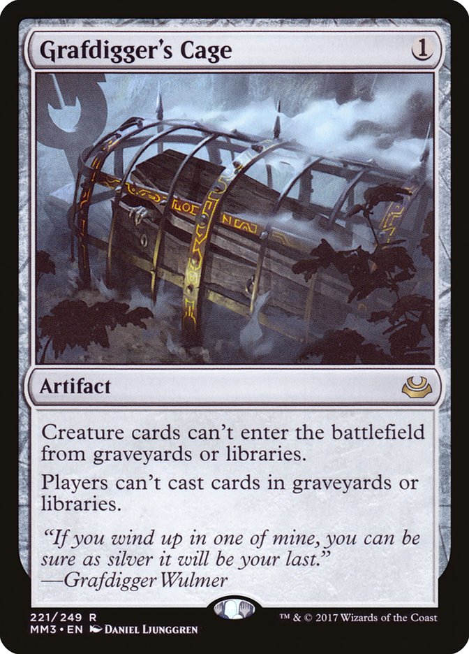 {R} Grafdigger's Cage [Modern Masters 2017][MM3 221]