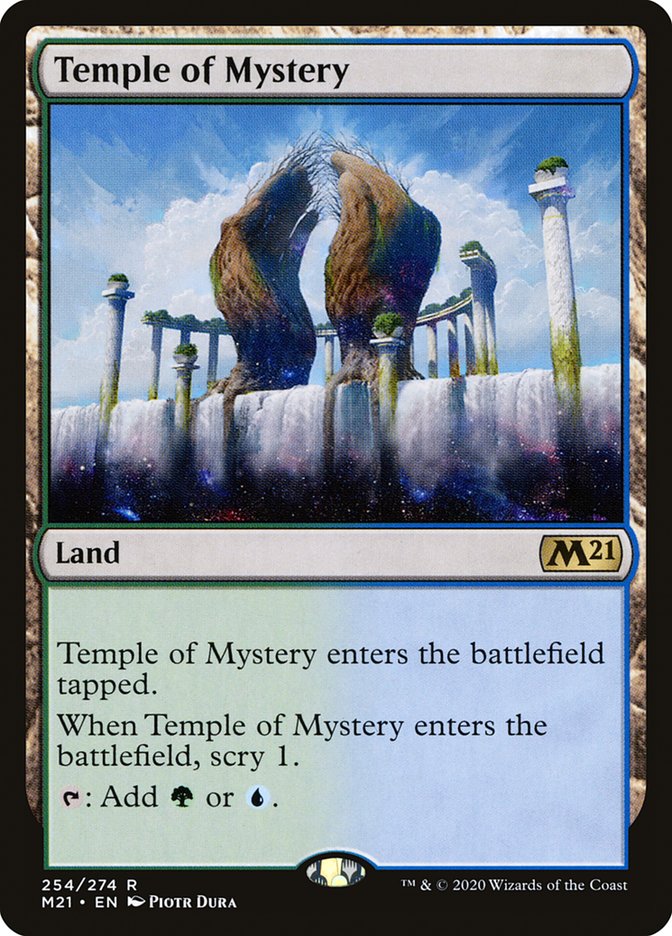 {R} Temple of Mystery [Core Set 2021][M21 254]
